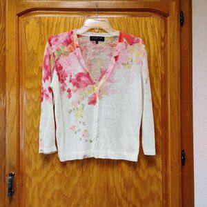 Beautiful Jones New York linen top size M